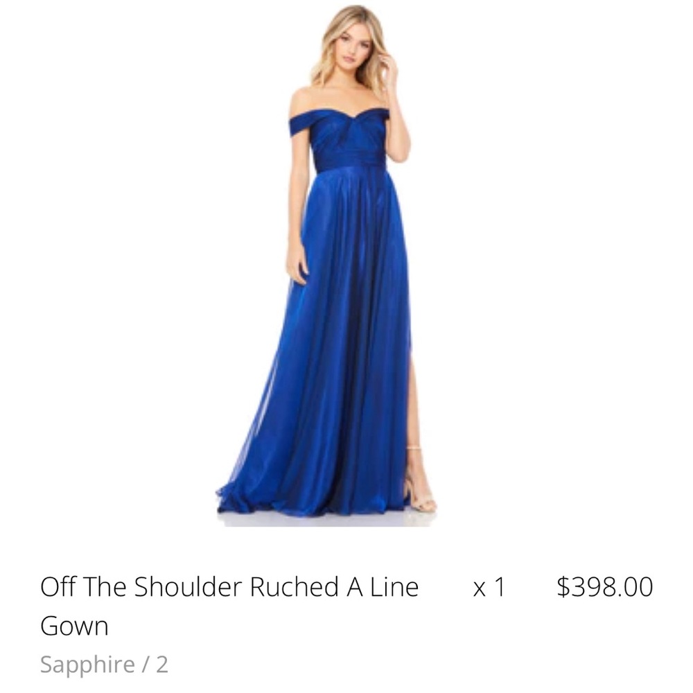 Sapphire gown